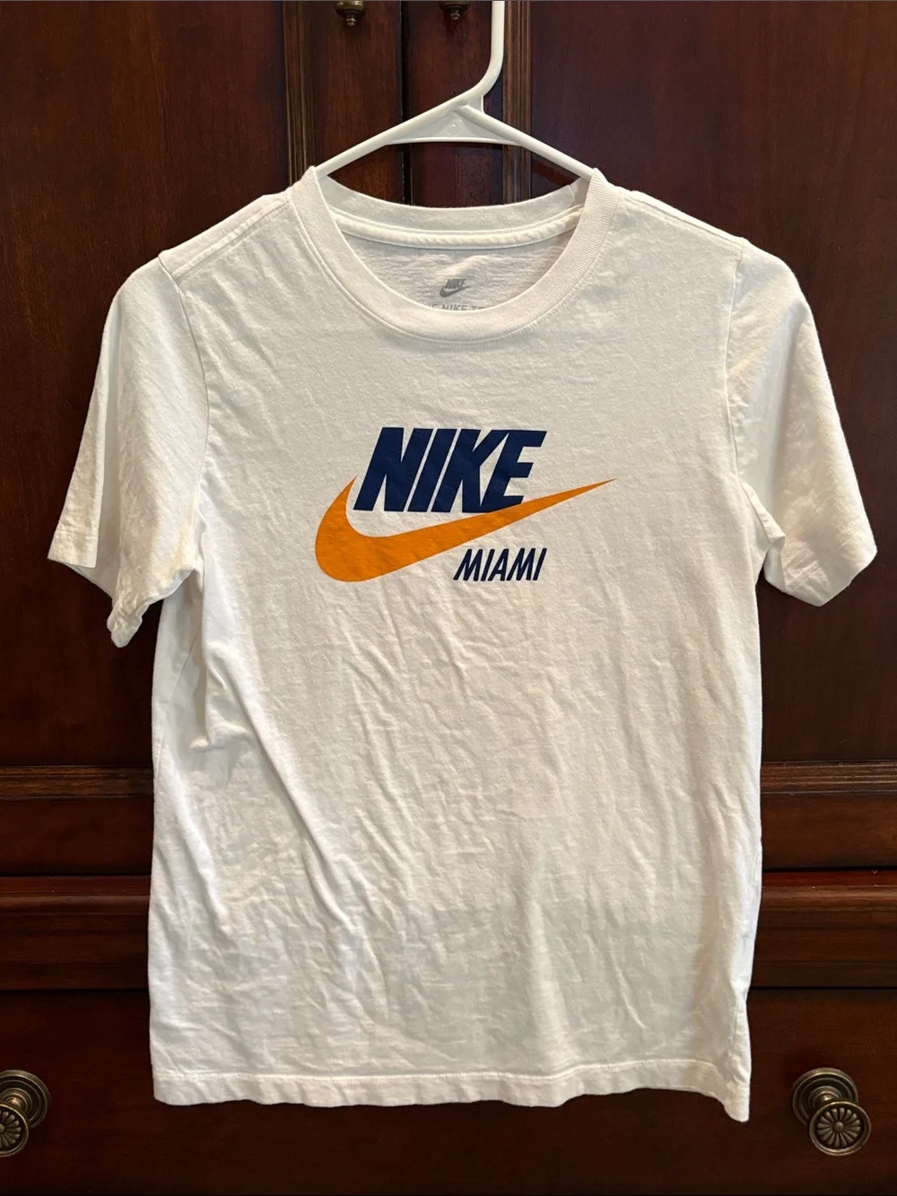 ✨ LIKE NEW ✨ Nike Miami Logo White T-Shirt, YL